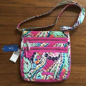 Vera Bradley Iconic Triple Zip Hipster